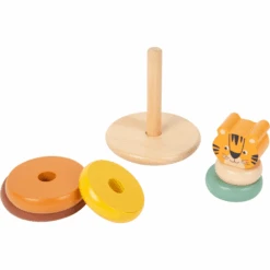 Small Foot ® Stapeltoren Tiger Safari -Kinderspeelgoed small foot stapeltoren tiger safari a304383 3