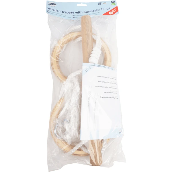 Small Foot ® Trapeze Met Houten Turnringen 2 Small Foot ® Trapeze Met Houten Turnringen - Afbeelding 2