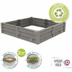 Smoby 2-in-1 Square Garden Zandbak En Plantenbed 8 Smoby 2-in-1 Square Garden Zandbak En Plantenbed -Kinderspeelgoed smoby 2 in 1 square garden zandbak en plantenbed a383804 3