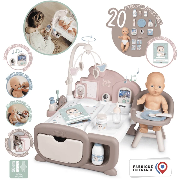 Smoby Baby Nurse Cocoon Poppen Speelkamer 3-in-1 Met Pop 5 Smoby Baby Nurse Cocoon Poppen Speelkamer 3-in-1 Met Pop - Afbeelding 5