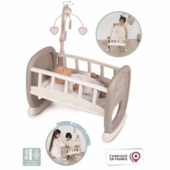 Smoby Baby Nurse Poppenwieg Met Mobiel -Kinderspeelgoed smoby baby nurse poppenwieg met mobiel a355133 4