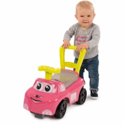 Smoby Mijn Eerste Loopauto Pink -Kinderspeelgoed smoby mijn eerste loopauto pink a276523 3
