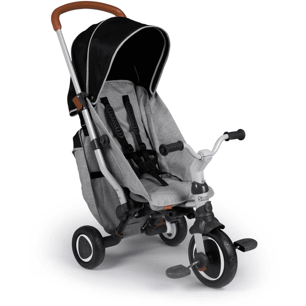 Smoby Opvouwbare Trike, Grijs/zwart 2 Smoby Opvouwbare Trike, Grijs/zwart - Afbeelding 2