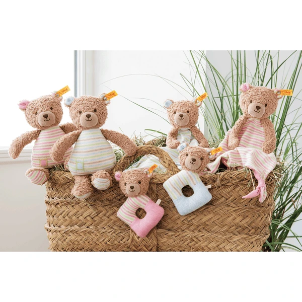 Steiff Grijpring Met Rammelaar Teddybeer Rudy GOTS 15 Cm 5 Steiff Grijpring Met Rammelaar Teddybeer Rudy GOTS 15 Cm - Afbeelding 5