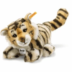 STEIFF Radjah Baby-Schlenker Tijger, 28 Cm, Liggend