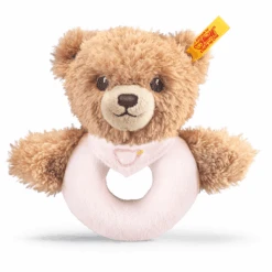 STEIFF Slaap-goed-Beer Grijpring, Roze