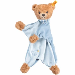 STEIFF Slaap-goed-Beer Knuffeldoek 30 Cm, Blauw