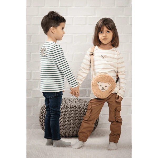 Steiff Teddy Zakje Fleece Beige, 17 Cm 2 Steiff Teddy Zakje Fleece Beige, 17 Cm - Afbeelding 2