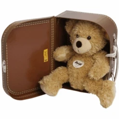 STEIFF Teddybeer „Finn“ 28 Cm Beige Met Koffer 7 STEIFF Teddybeer „Finn“ 28 Cm Beige Met Koffer -Kinderspeelgoed steiff teddybeer finn 28 cm beige met koffer a021101 2