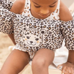 SWIM ESSENTIALS Swim Essential S Puddle Jumper Beige Luipaard -Kinderspeelgoed swim essential s puddle jumper beige luipaard a359868 2