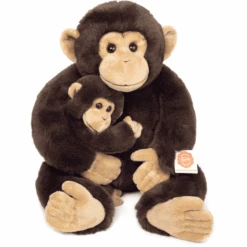 Teddy HERMANN ® Chimpansee Met Baby, 40 Cm -Kinderspeelgoed teddy hermann chimpansee met baby 40 cm a414079 4