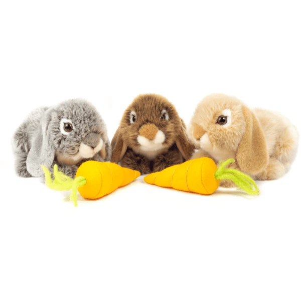 Teddy HERMANN ® Ram Konijn Grijs, 18 Cm 5 Teddy HERMANN ® Ram Konijn Grijs, 18 Cm - Afbeelding 5