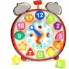 Top B Right Toys® Leren Klok Met Vormen Sorteerder