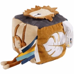 Tryco Pluche Activiteiten Kubus Jungle -Kinderspeelgoed tryco pluche activiteiten kubus jungle a394081 3