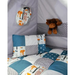 Ullenboom Teepee Bosdieren Petrol 8 Ullenboom Teepee Bosdieren Petrol -Kinderspeelgoed ullenboom teepee bosdieren petrol a363152 3