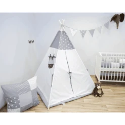Ullenboom Tipi Grijze Sterren -Kinderspeelgoed ullenboom tipi grijze sterren a363140 2