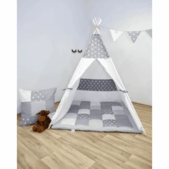 Ullenboom Tipi Grijze Sterren -Kinderspeelgoed ullenboom tipi grijze sterren a363140 4