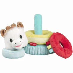 VULLI Sophie La Girafe® Stack Pyramide Plush -Kinderspeelgoed vulli sophie la girafe stack pyramide plush a329439 2