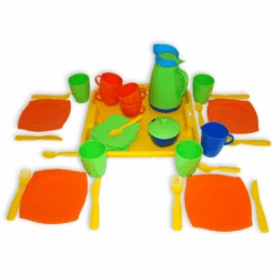 WADER Servies Op Dienblad 34-delig -Kinderspeelgoed wader servies op dienblad 34 delig a135109 4