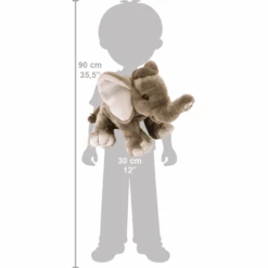 Wild Republic Zachte Knuffel Cuddle Kins Olifant Baby -Kinderspeelgoed wild republic zachte knuffel cuddle kins olifant baby a352239 3