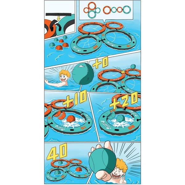 XTREM Speelgoed En Sport - SUMMER GAMES 3 In 1 Pool Ring Toss Set 3 XTREM Speelgoed En Sport - SUMMER GAMES 3 In 1 Pool Ring Toss Set - Afbeelding 3