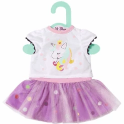 Zapf Creation Dolly Moda Eenhoorn Shirt Met Tutu, 36cm
